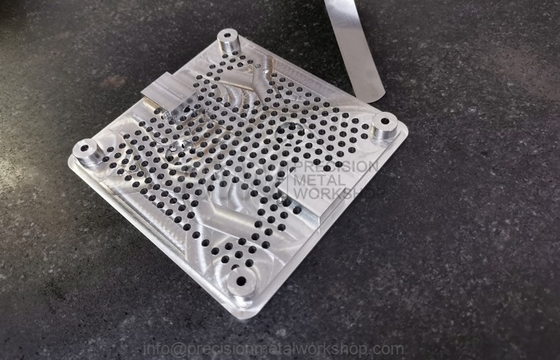 Precision CNC Milling Services for COVER of PCBA DETECTION made of Aluminum 6061 T6 cnc milling components
