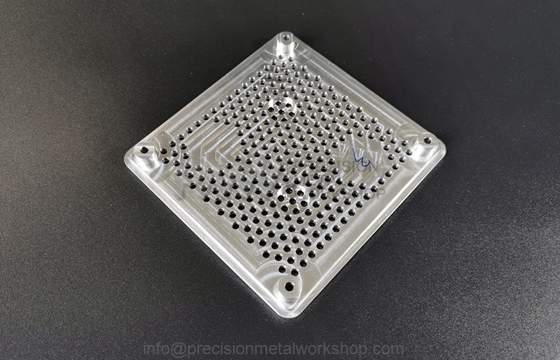 Precision CNC Milling Services for COVER of PCBA DETECTION made of Aluminum 6061 T6 cnc milling components