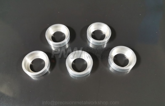 Aluminum CNC Turning Service with clear anodizing surface finish