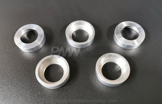 Aluminum CNC Turning Service with clear anodizing surface finish