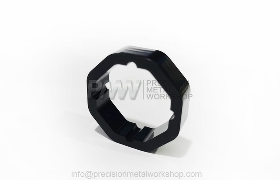 Machined Plastic Parts Spacer for UV LED Lens Delrin 527UV material plastic machined parts by CNC
