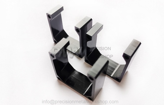 CNC Machined Plastic Parts Material Black POM, Delrin , Processed By CNC Milling And Turning