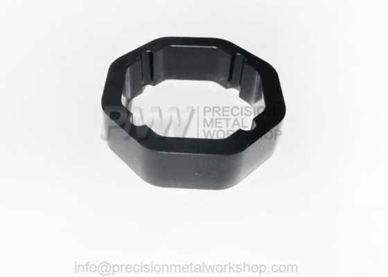 POM CNC Machined Plastic Parts In Black CNC Plastic Parts Processed By CNC Milling Centers