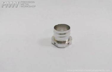 Precision machined aluminum parts with thread, material AL 6061