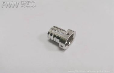 Precision machined aluminum parts with thread, material AL 6061