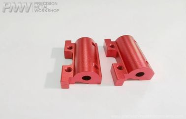 Precision machined aluminum parts 6061 with colorful anodizing finish
