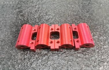 Precision machined aluminum parts 6061 with colorful anodizing finish
