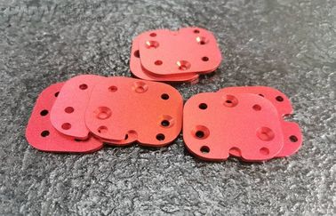 Precision Machined Aluminum Parts Aluminum 6061-T6 with Red Anodizing Aluminum Machined Parts