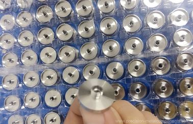 Brass machined parts fabricated by CNC turning, Nickel plated