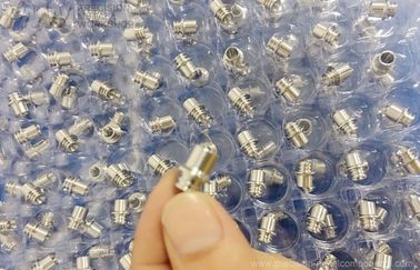 Brass machined parts fabricated by CNC turning, Nickel plated