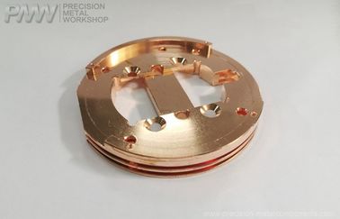 CNC Brass machined parts with operation of CNC milling, CNC turning