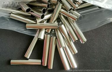 Brass machined parts with nickel plating , barrel with various diameters available