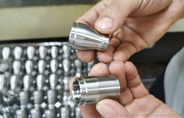 Stainless steel machine parts made of SS 303, 316, 316L with thread