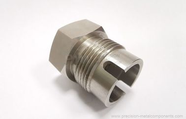 CNC SS304 Stainless Steel Machined Parts for hydraulic system various thread specification