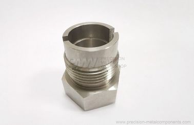 CNC SS304 Stainless Steel Machined Parts for hydraulic system various thread specification
