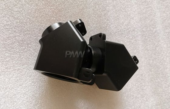 Precision machined aluminum parts milled with black anodizing