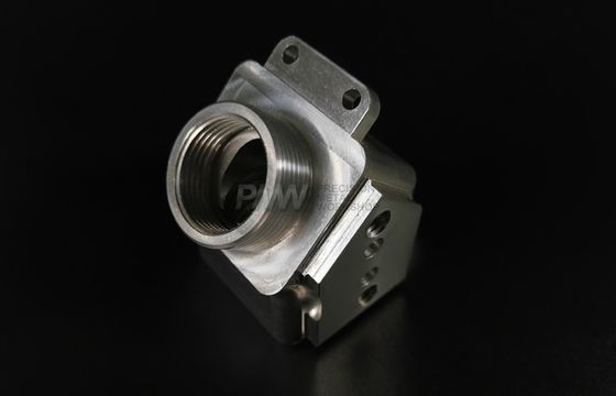 Precision machined aluminum parts milled with black anodizing