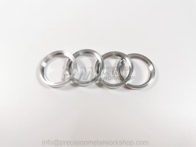 CNC Turning Service For High Precision Spacer Rings RoHS COMPLIANCE Precision CNC Turning