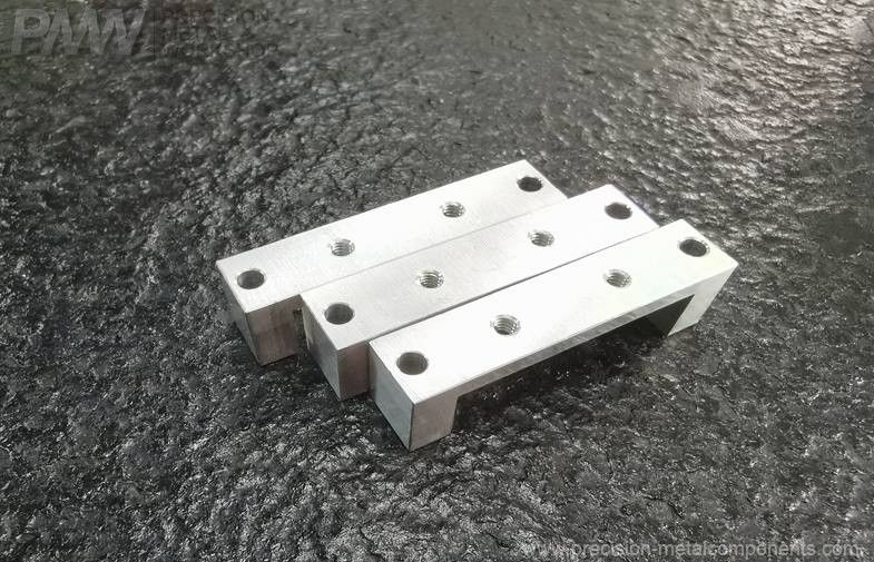 Precision CNC milling services for Aluminum 6061 T6 bracket used in automation production line