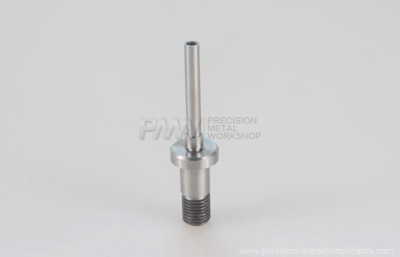 Precision machined steel parts - HEX tool with thread works to customer drawing and specification